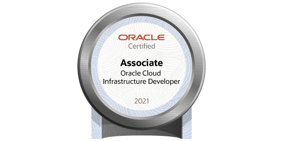 Oracle Cloud Infrastructure Developer 2021 Certified Associate