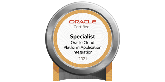 Oracle Cloud Platform Application Integration 2021 Certified Specialist