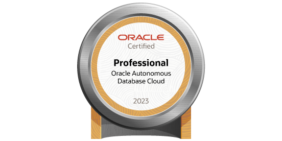 Oracle Autonomous Database Cloud 2023 Certified Professional
